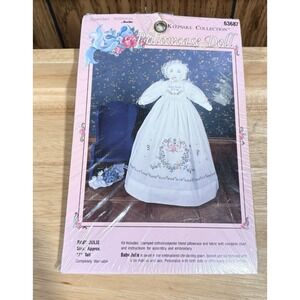 Bucilla 63687 Baby Julie Pillowcase Doll Kit Special Edition‎ Sealed Vintage NOS